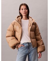 Calvin Klein - Short Goose Down Jacket - Lyst
