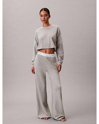 Calvin Klein - Pantalón de pijama - Logo Cotton Jersey - Lyst