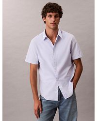 Calvin Klein - Jeans Short Sleeve Oxford Cotton Shirt - Lyst