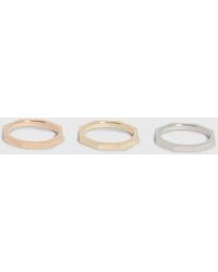 Calvin Klein - Modern 3-Piece Rings Set - Lyst