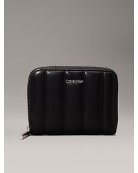 Calvin Klein - Portafogli Con Zip Integrale Trapuntato - Lyst