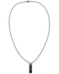 Calvin Klein - Rectangular Pendant Necklace - Lyst