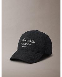 Calvin Klein - Felt Logo Embroidery Cap - Lyst