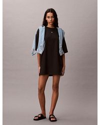 Calvin Klein - Jeans Oversized T-Shirt Dress - Lyst