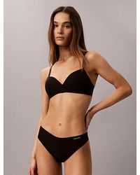Calvin Klein - Thong Invisibles Microfibre Stretch - Lyst