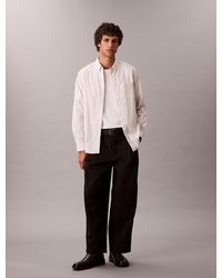 Calvin Klein - Stripe Oxford Classic Button-Down Shirt - Lyst