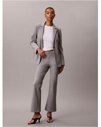 Calvin Klein - Ponte Flared Pants - Lyst