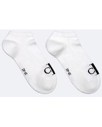 Calvin Klein - Jeans 2 Pack Soft Cotton Stretch Ankle Socks - Lyst