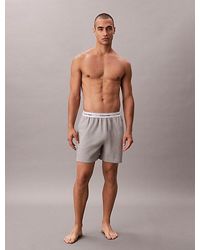 Calvin Klein - Pyjamashort Jersey Katoen - Lyst