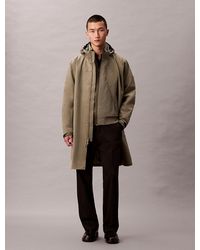 Calvin Klein - Manteau De Ville Technique À Capuche 3 En 1 - Lyst