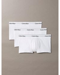 Calvin Klein - 3 Pack Low Rise Trunks - Lyst