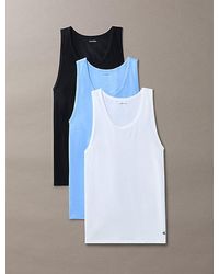 Calvin Klein - 3 Pack Tank Tops - Lyst