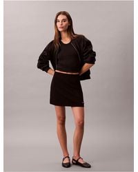 Calvin Klein - Mini Skirt - Lyst