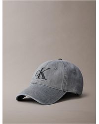 Calvin Klein - Denim Monogram Cap - Lyst