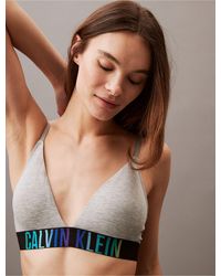 Calvin Klein - Intense Power Pride Lightly Lined Triangle Bralette - Lyst