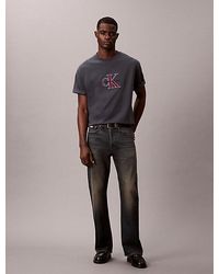 Calvin Klein - Jeans Monologo Graphic Relaxed T-Shirt - Lyst