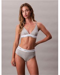 Calvin Klein - Icon Cotton Modal High Waist Bikini - Lyst