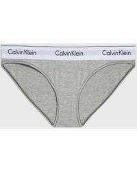 Calvin Klein - Bikini Brief - Modern Cotton - - Grey - Women - M - Lyst