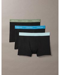 Calvin Klein - 3 Pack Relaxed Trunks Icon Cotton Stretch - Lyst