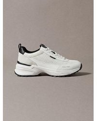 Calvin Klein - Knit Mesh Runner Trainers - Lyst
