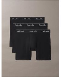 Calvin Klein - Icon Cotton Stretch Script 3-Pack Boxer Brief - Lyst
