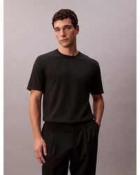 Calvin Klein - Pima Cotton Short Sleeve Jumper - Lyst