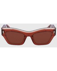 Calvin Klein - Butterfly Sunglasses - Lyst