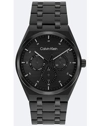 Calvin Klein - Plated Steel Multifunction Watch - Lyst