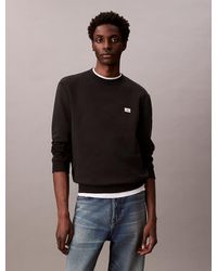 Calvin Klein - Terry Monologo Sweatshirt - Lyst