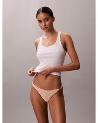 Calvin Klein - Dipped String Thong - Lyst