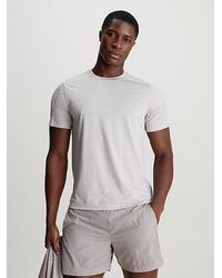 Calvin Klein - Gym-T-Shirt aus Mesh mit Logo - Lyst