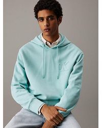 Calvin Klein - Sudadera con capucha y aplique con logo - Lyst