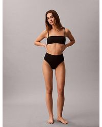 Calvin Klein - Bandeau Bikini Top Ck Essentials - Lyst