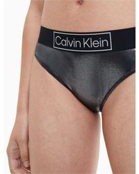 Calvin Klein Core Festive Tanga Bottom | Lyst