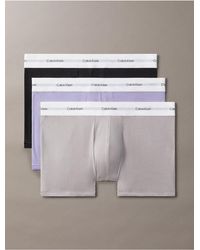 Calvin Klein - Cotton Modal Stretch 3-Pack Trunk - Lyst
