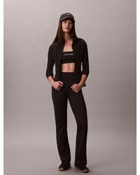 Calvin Klein - Quick-Dry Flared Gym Leggings - Lyst