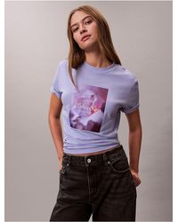 Calvin Klein - Calvin Klein Arch Logo Graphic Boxy T-Shirt - Lyst