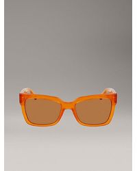 Calvin Klein - Jeans Modified Rectangle Sunglasses Ckj24606S - Lyst
