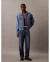 Calvin Klein - Veste En Jean Avec Logo 90's - Lyst