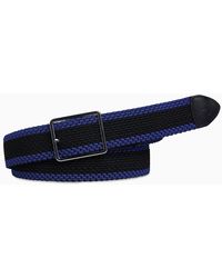 Calvin Klein Geflochtener Grtel - Blau