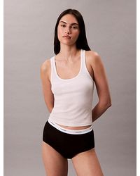 Calvin Klein - Briefs Cotton Stretch Rib - Lyst