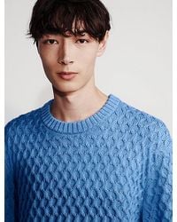 Calvin Klein - Pullover Aus Merinowolle Mit Rundhalsausschnitt - Lyst