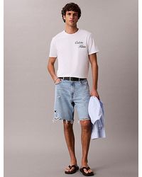 Calvin Klein - Jeans Embroidered Logo T-Shirt - Lyst