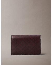 Calvin Klein - Monogram Logo Accordion Card Holder - Lyst