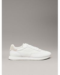 Calvin Klein - Zapatillas de piel de perfil bajo - Lyst
