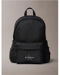 Calvin Klein - Nylon Monogram Logo Backpack - Lyst