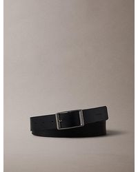 Calvin Klein - Tumbled Leather Belt - Lyst
