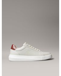 Calvin Klein - Baskets En Cuir - Lyst