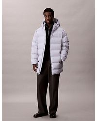 Calvin Klein - Channelled Down Puffer Coat - Lyst