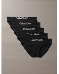 Calvin Klein - Maximum Cotton 5-Pack Bikini - Lyst